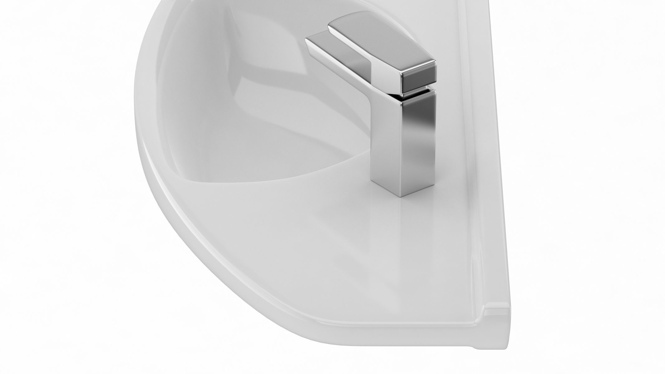 TOTO Wall Mount Lavatory 3D model_12