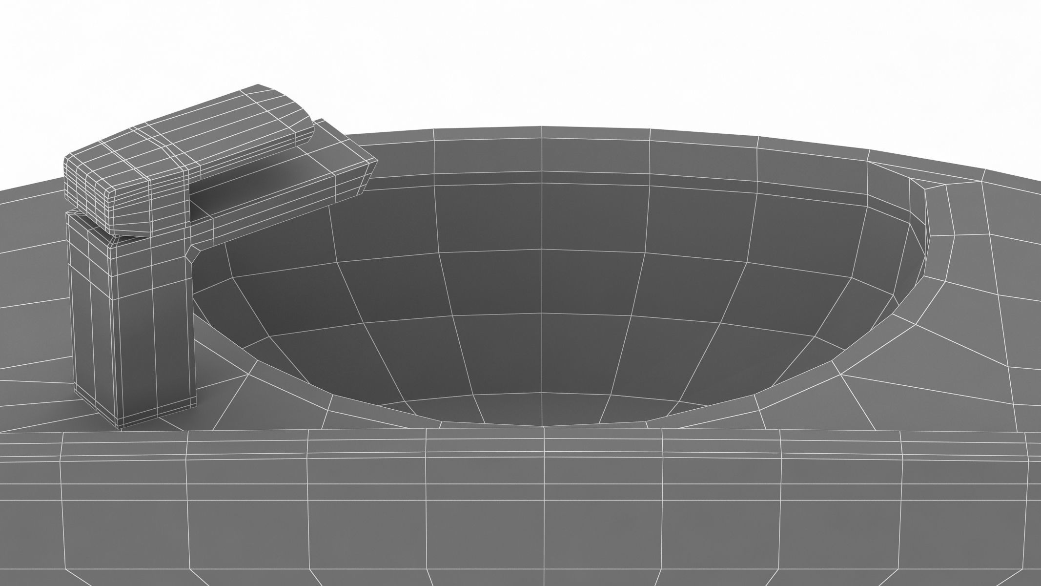 TOTO Wall Mount Lavatory 3D model_21