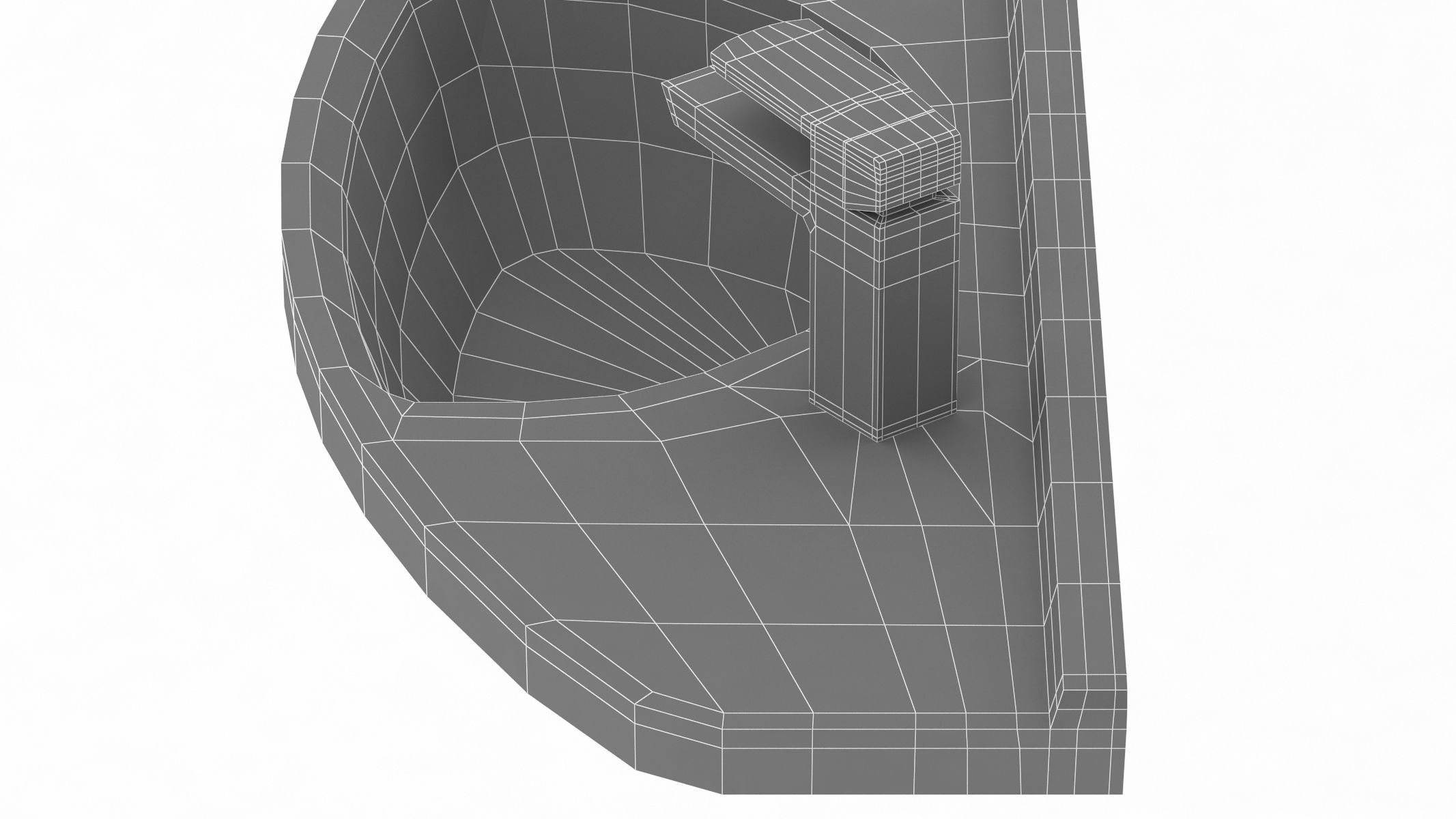 TOTO Wall Mount Lavatory 3D model_22