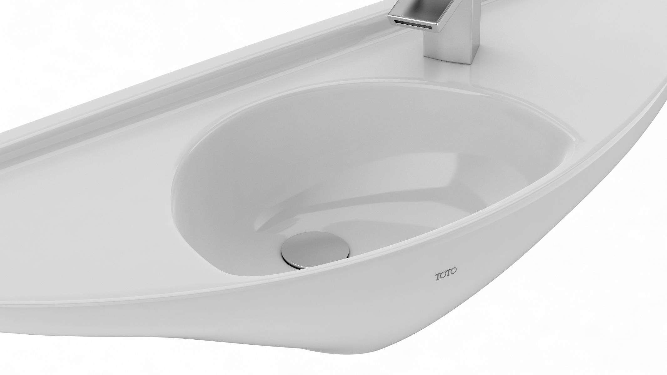 TOTO Wall Mount Lavatory 3D model_9