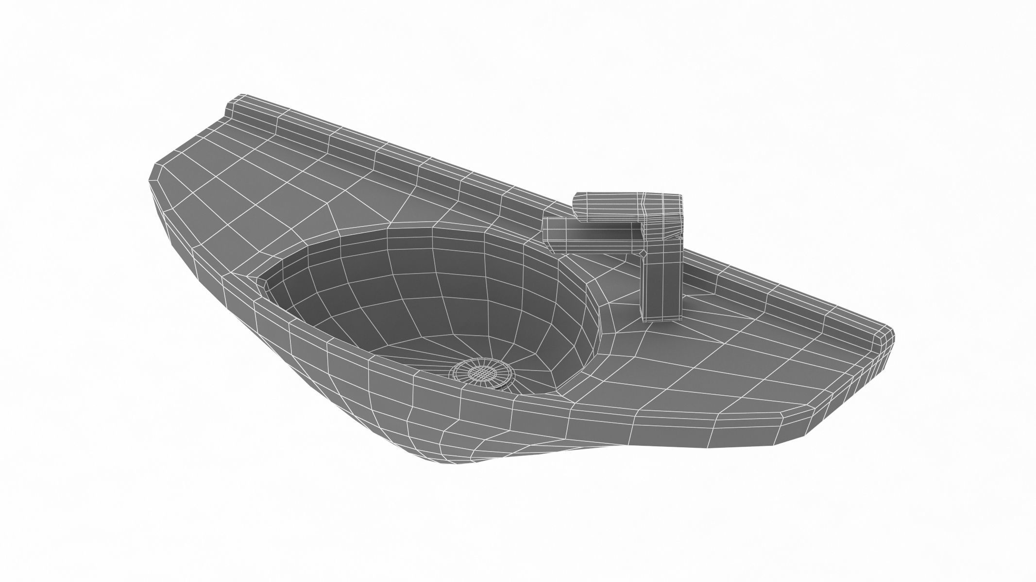 TOTO Wall Mount Lavatory 3D model_18