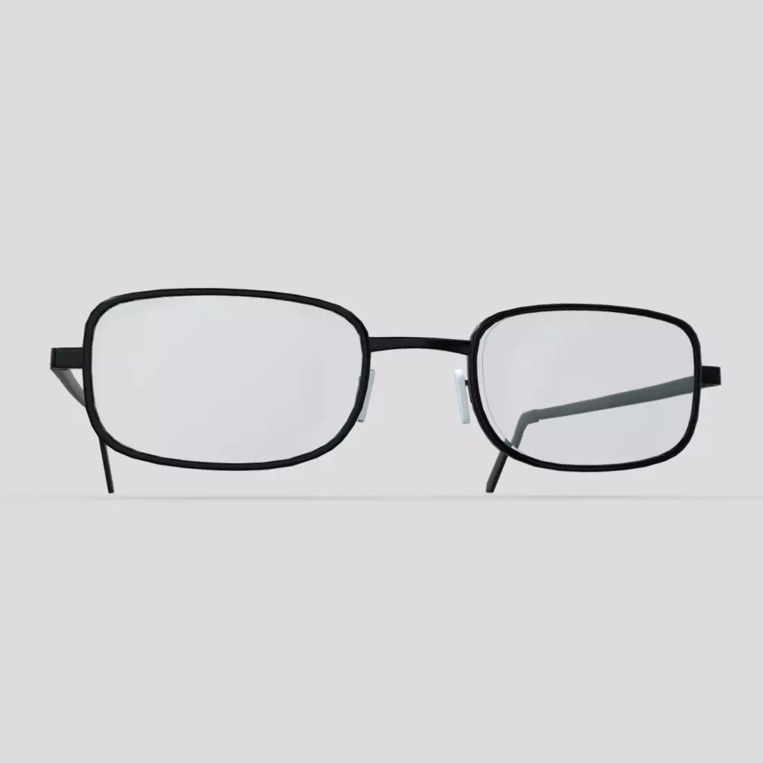 Glasses 4 eyeglasses Low-poly 3D model_0