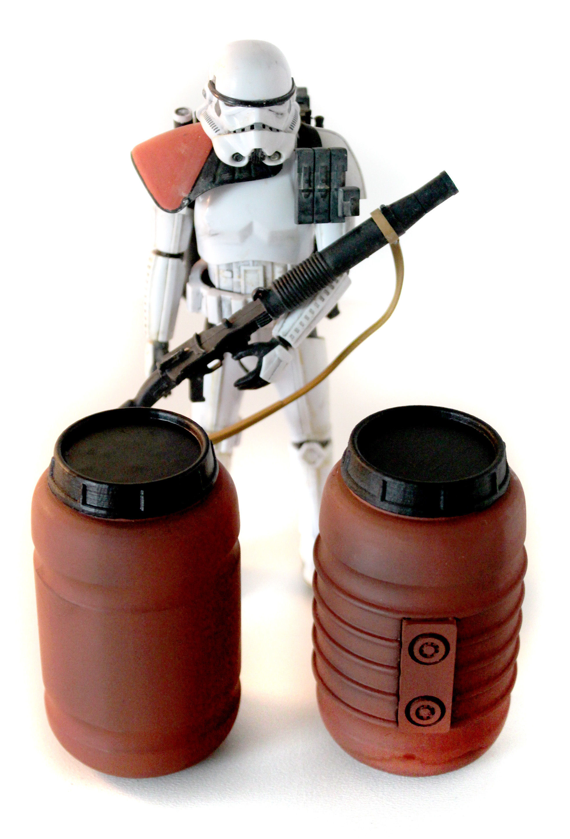 Tantooine Barrels 1-12 scale Blackseries 3D print model_29
