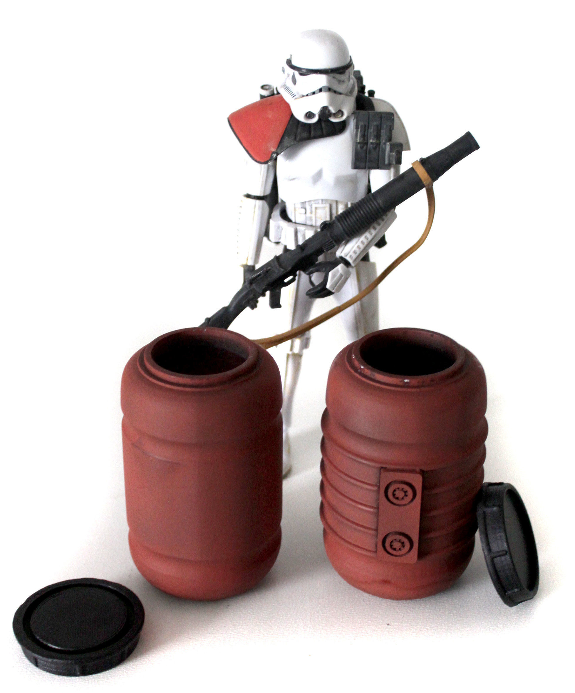 Tantooine Barrels 1-12 scale Blackseries 3D print model_20