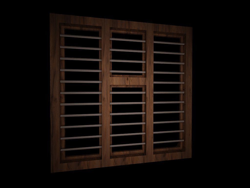 window 150xx150  3D model_1
