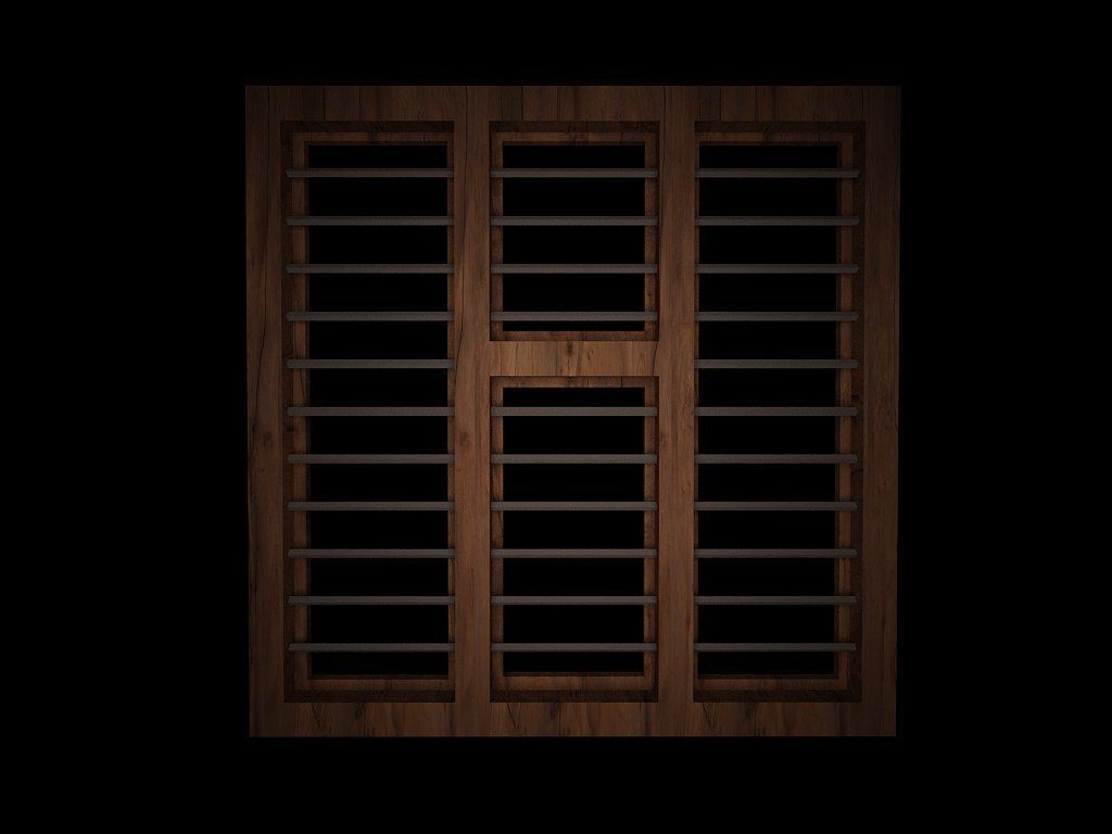 window 150xx150  3D model_3