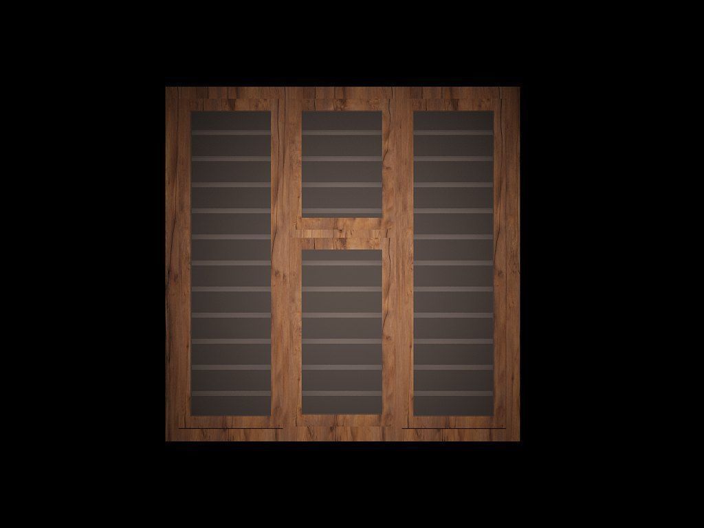 window 150xx150  3D model_4