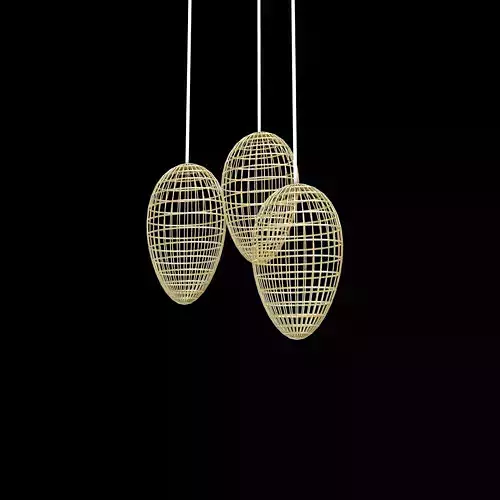 chandelier inspire with almond 