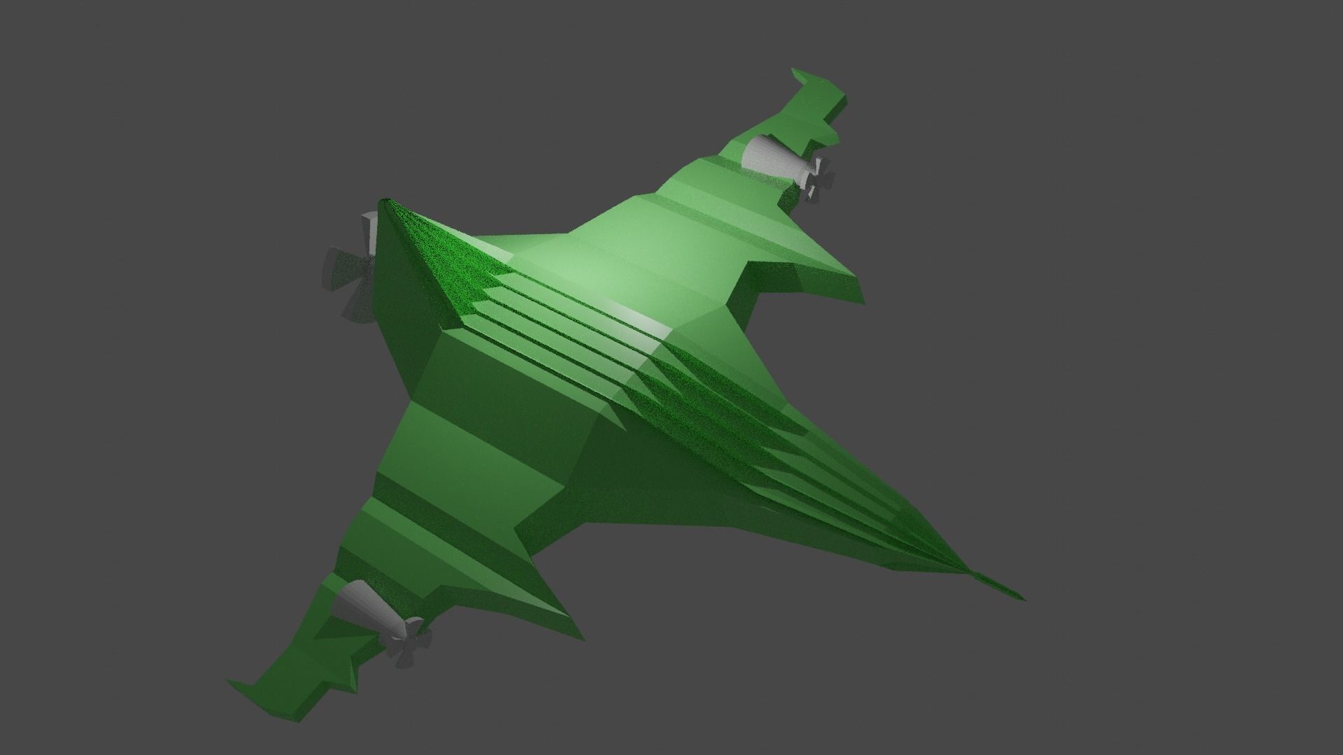 this low poly plan 3D model_2