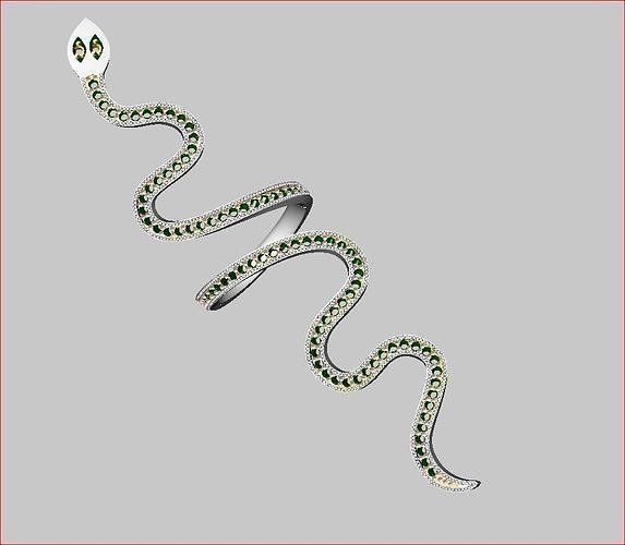 Snake - Ring 3D print model