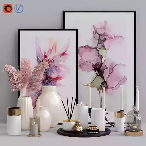 Decorative-set-with-vase in paradise