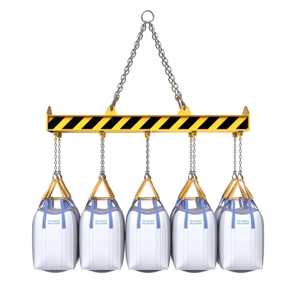 Jumbo Bulk Bags 3D model_8