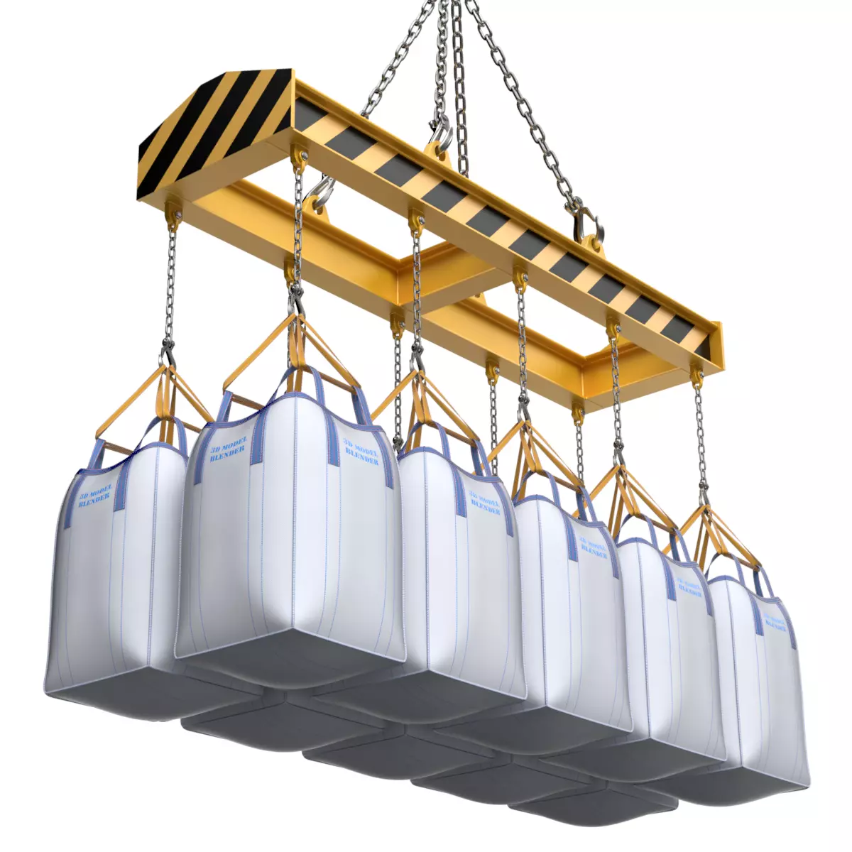 Jumbo Bulk Bags 3D model_0