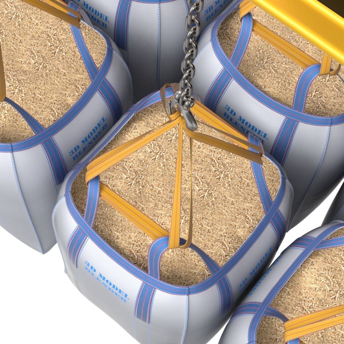 Jumbo Bulk Bags 3D model_9