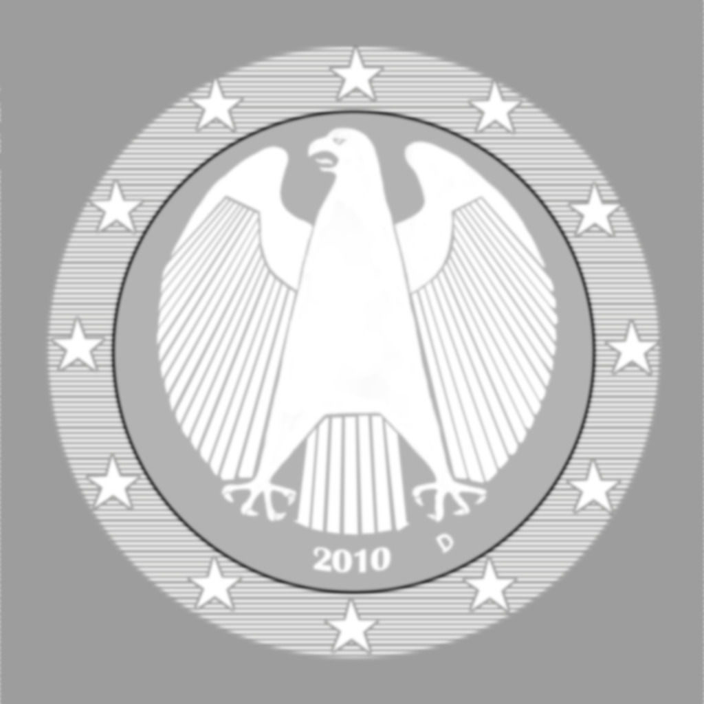 1 Euro Coin Low-poly 3D model_3