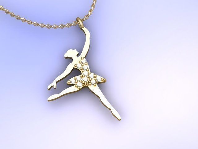 Angel pendant 5 3D print model