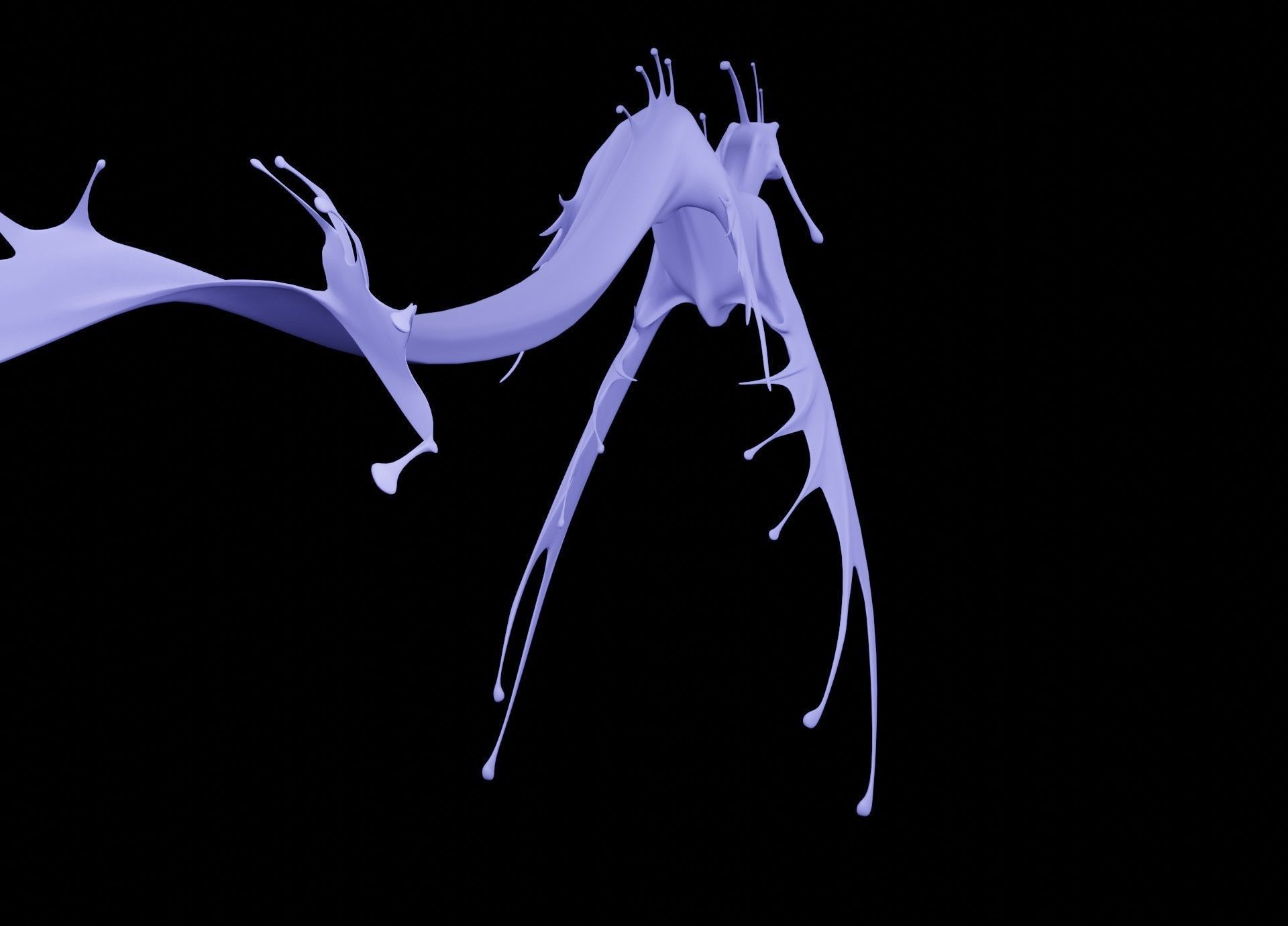 Sea Monster Low-poly 3D model_19