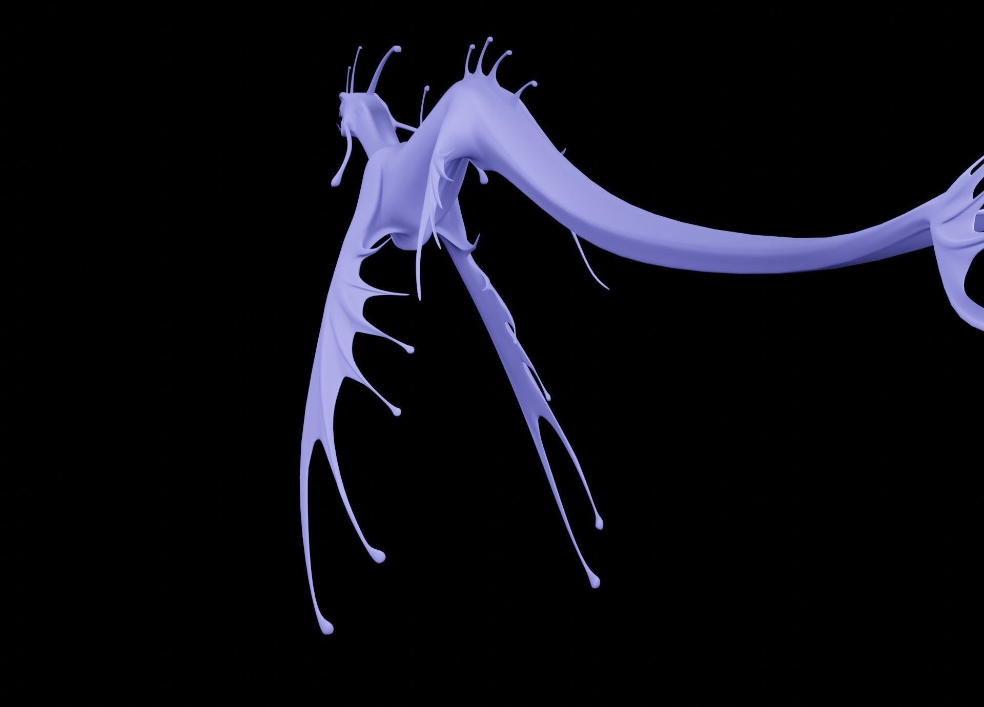 Sea Monster Low-poly 3D model_21