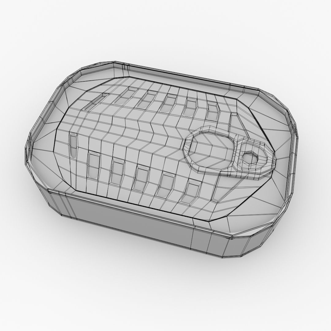 Sardine Can 3D model_4