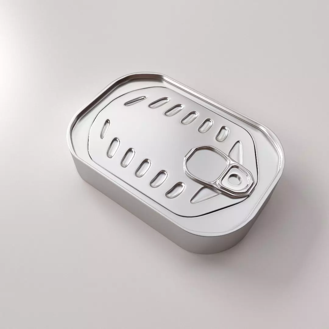 Sardine Can 3D model_0
