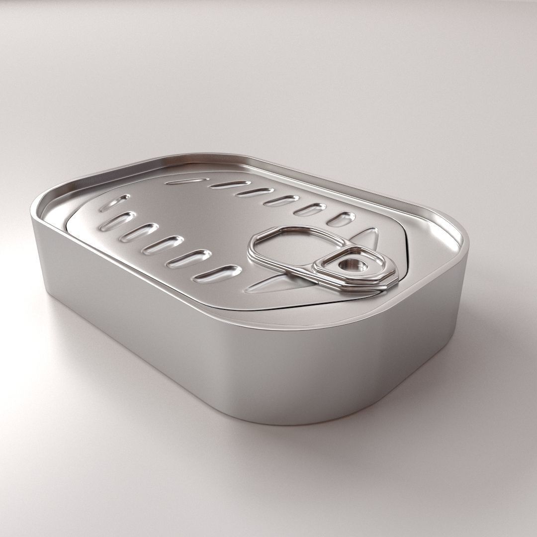 Sardine Can 3D model_2