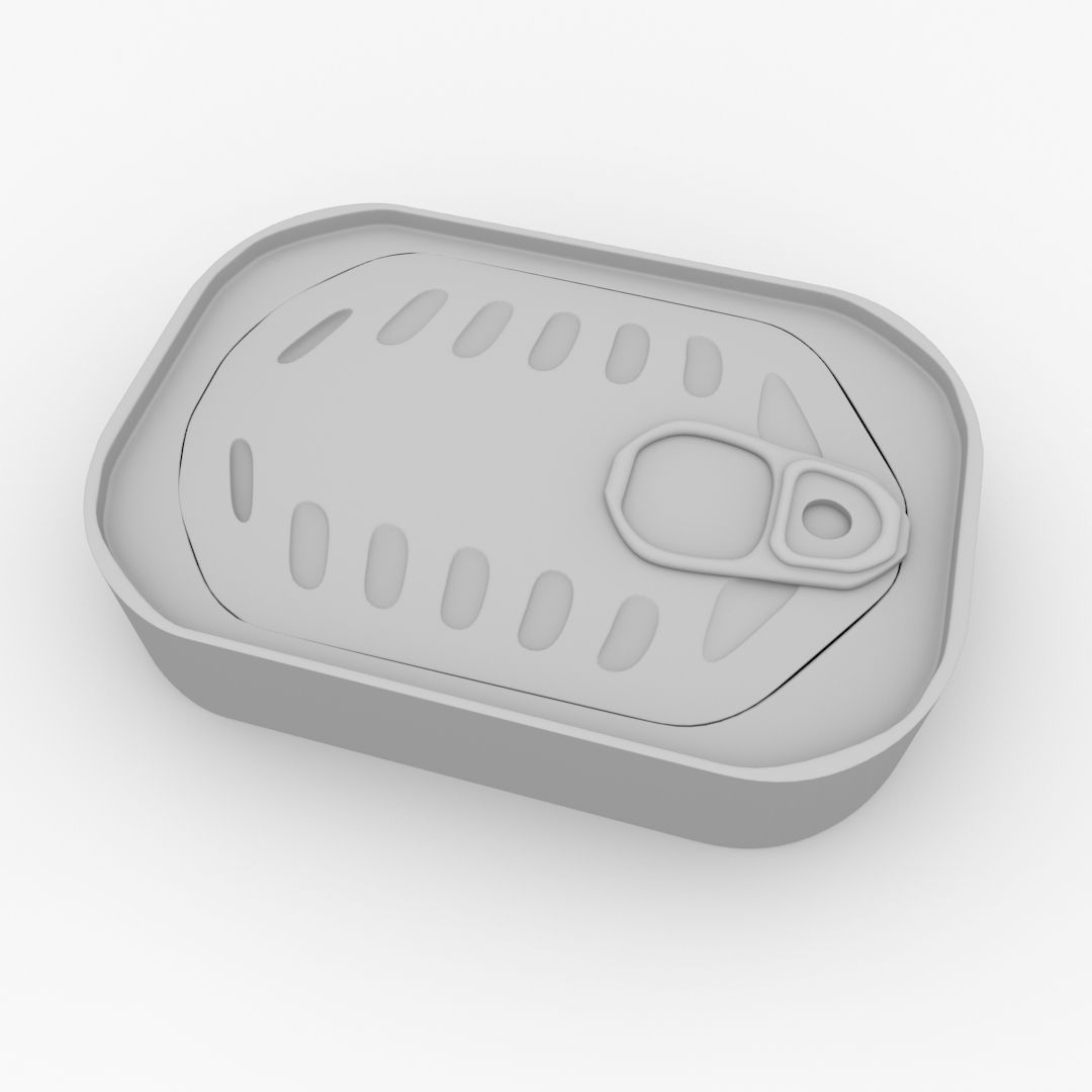 Sardine Can 3D model_3