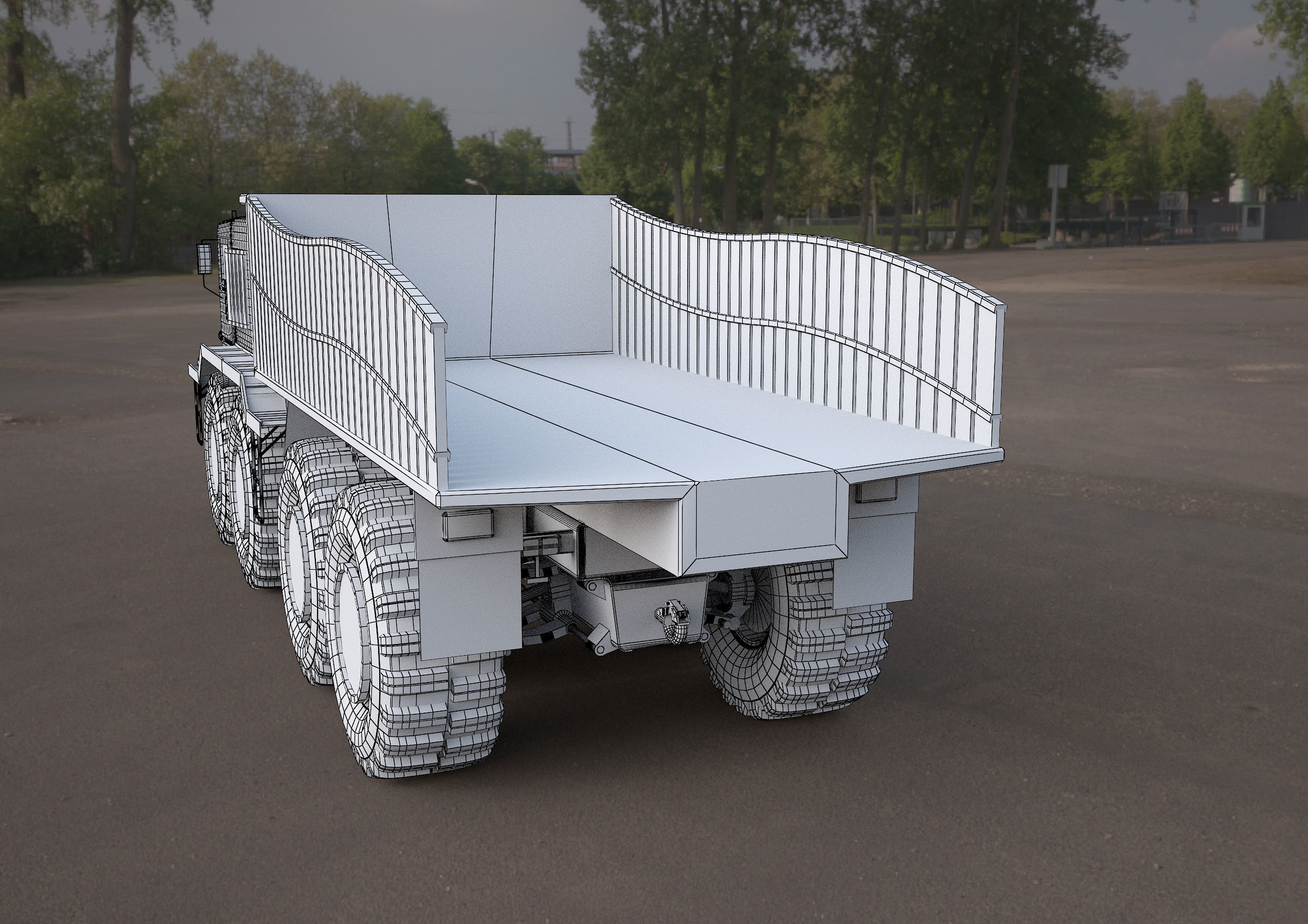 MA3-537 truck 3D model 3D model_1