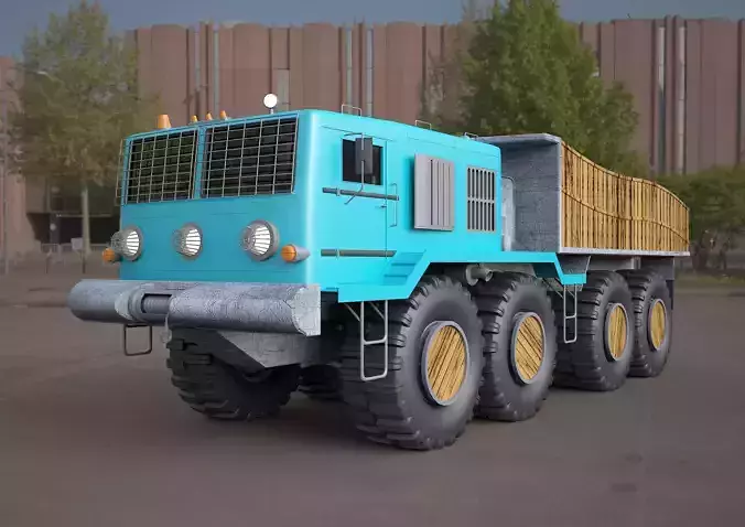MA3-537 truck 3D model 3D model