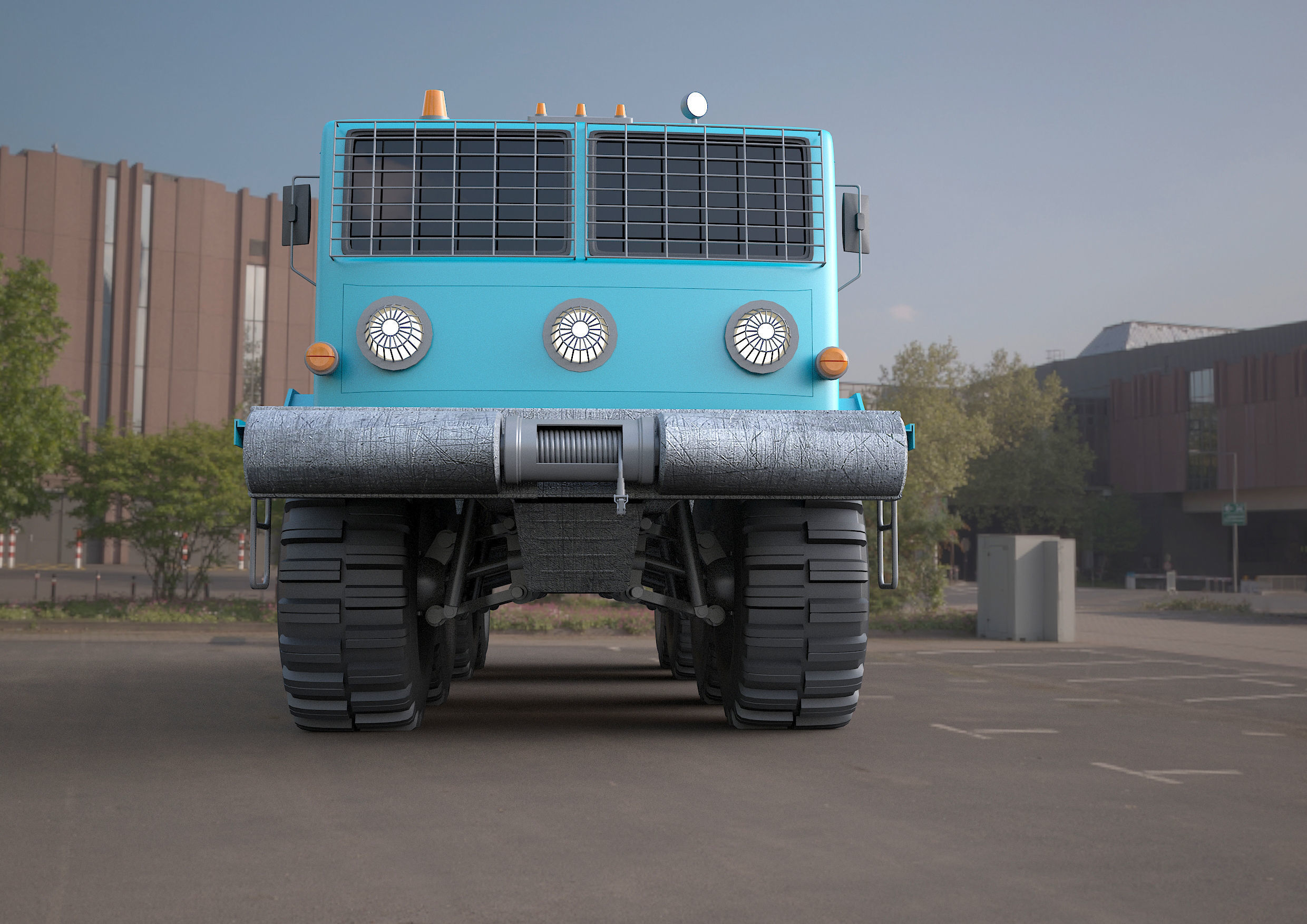 MA3-537 truck 3D model 3D model_6