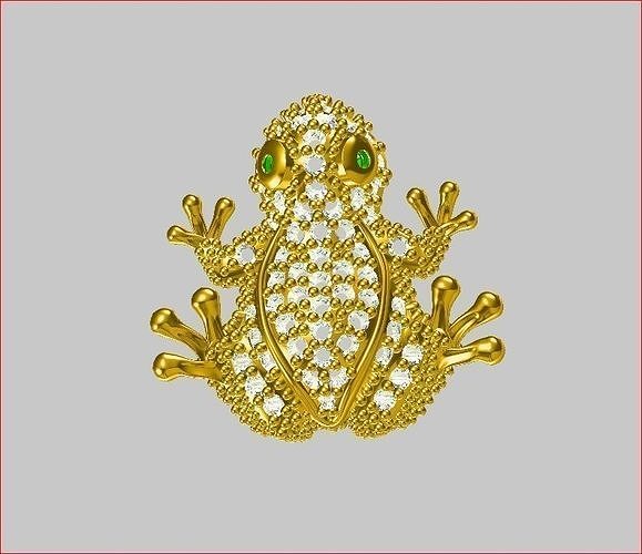 Frog - Pendant 3D print model