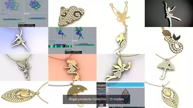 Angel pendants Collection
