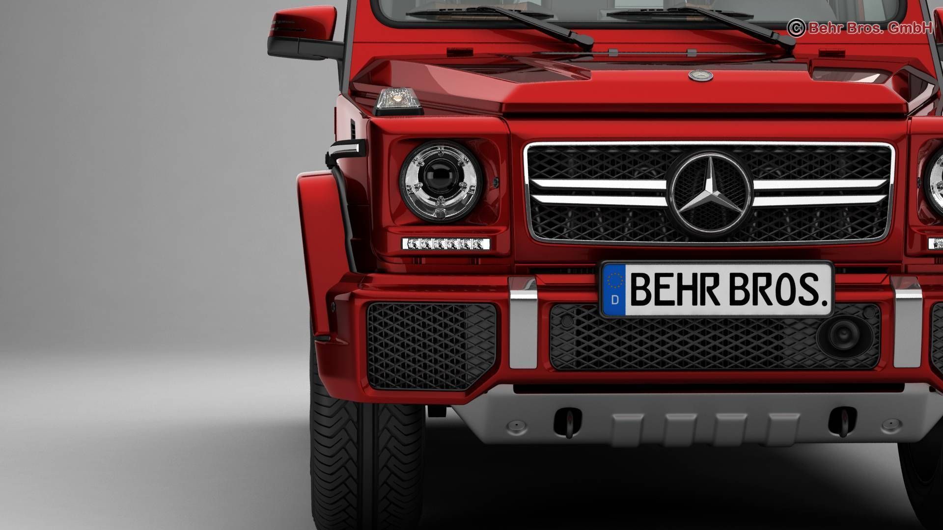 Mercedes G Class AMG G65 2016 3D model_7