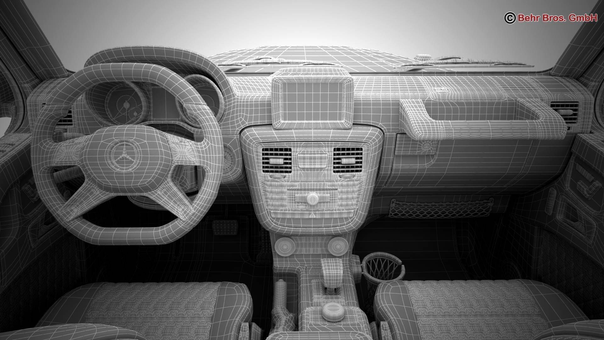 Mercedes G Class AMG G65 2016 3D model_28