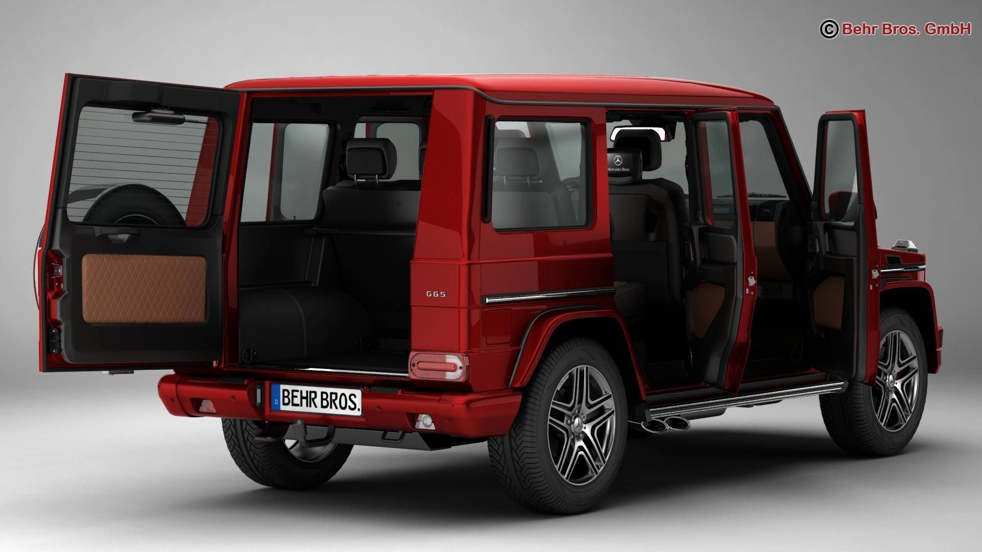 Mercedes G Class AMG G65 2016 3D model_4