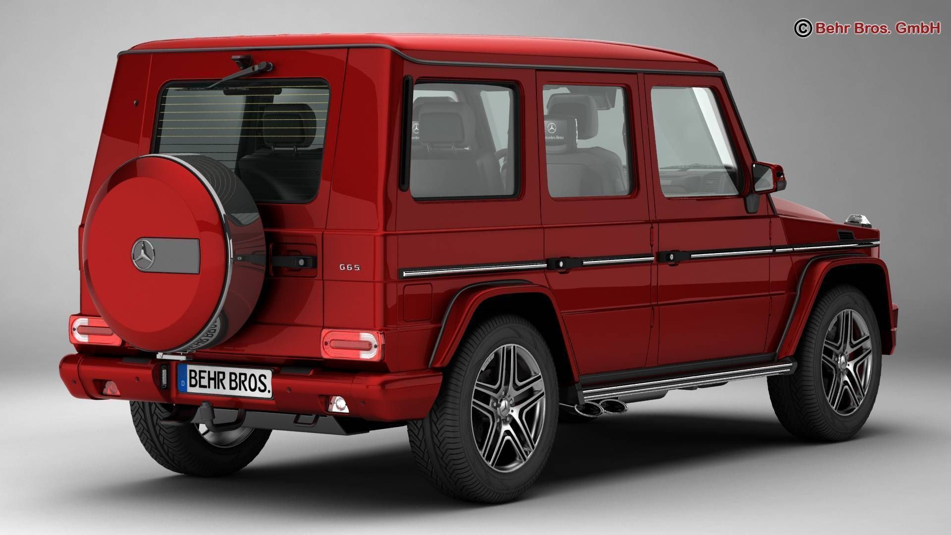 Mercedes G Class AMG G65 2016 3D model_3