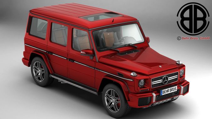 Mercedes G Class AMG G65 2016 3D model