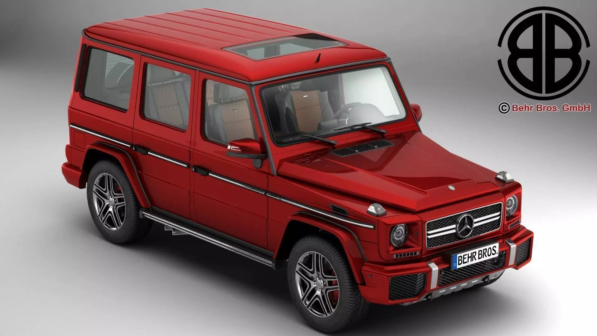 Mercedes G Class AMG G65 2016 3D model_0