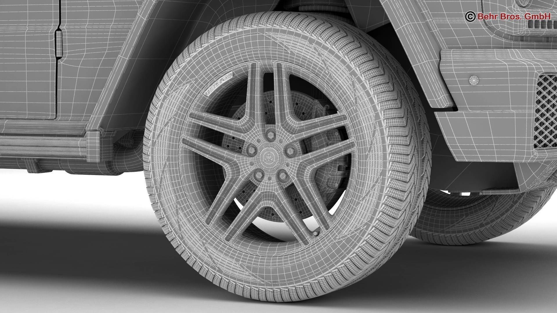 Mercedes G Class AMG G65 2016 3D model_23