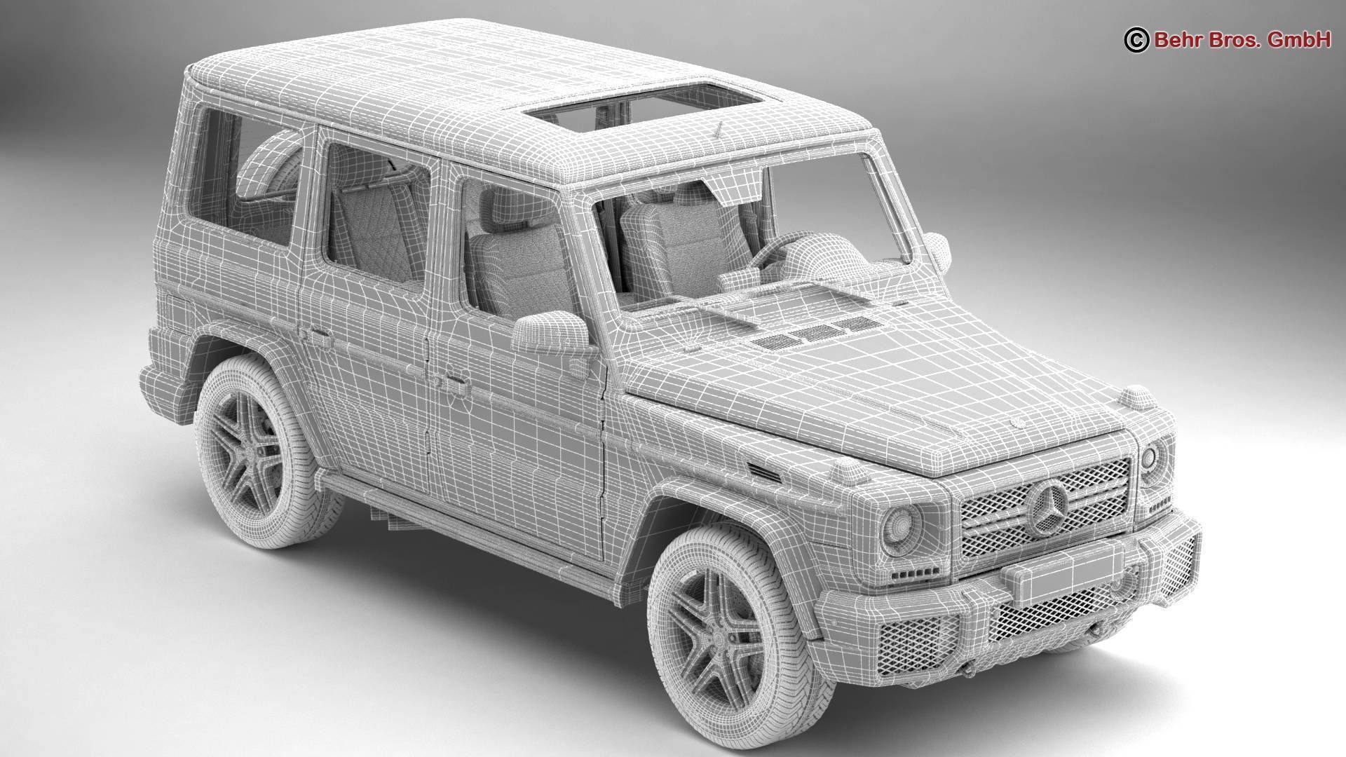 Mercedes G Class AMG G65 2016 3D model_15