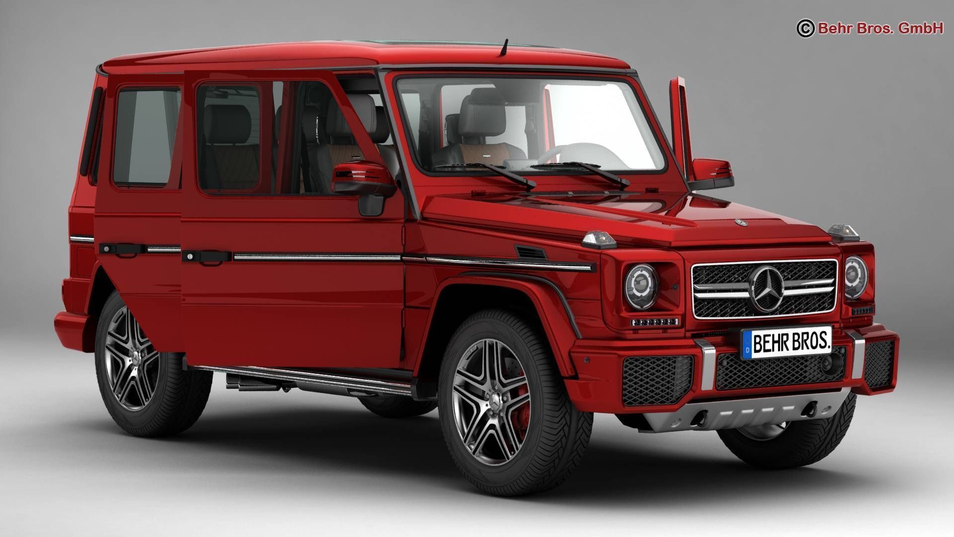 Mercedes G Class AMG G65 2016 3D model_2