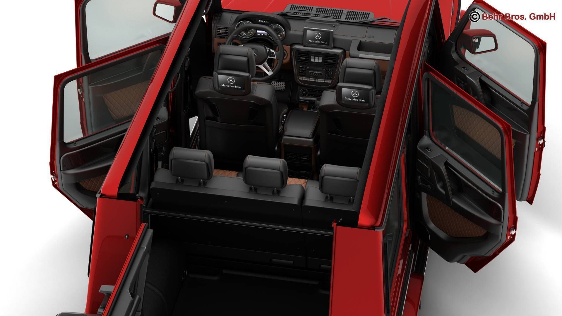 Mercedes G Class AMG G65 2016 3D model_12