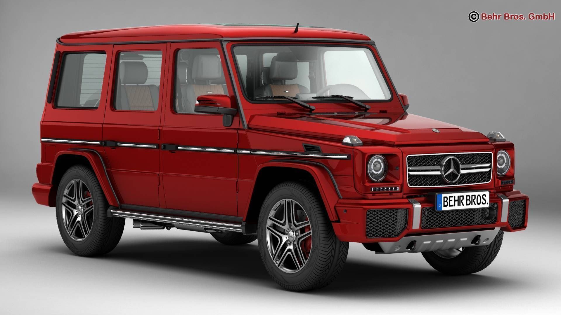 Mercedes G Class AMG G65 2016 3D model_1