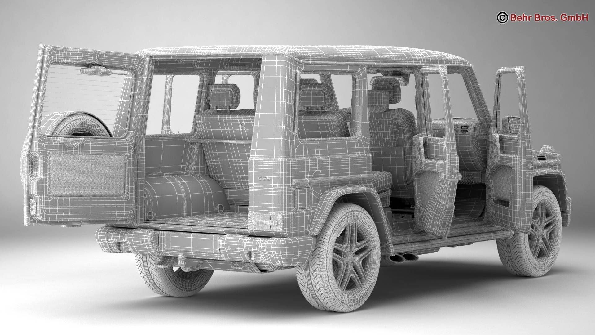 Mercedes G Class AMG G65 2016 3D model_19
