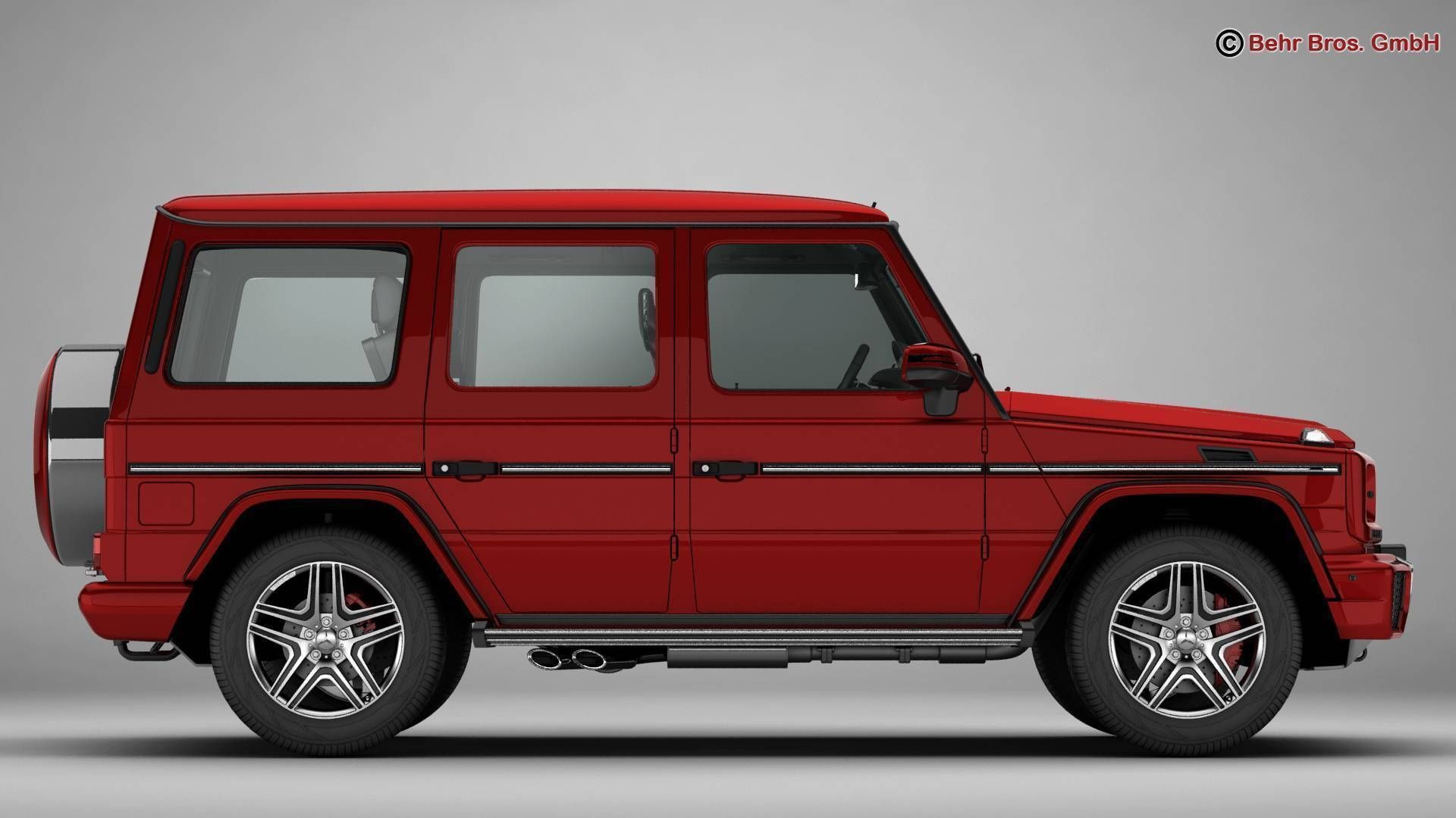 Mercedes G Class AMG G65 2016 3D model_5