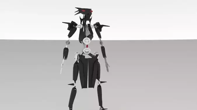 evil robot 3D model