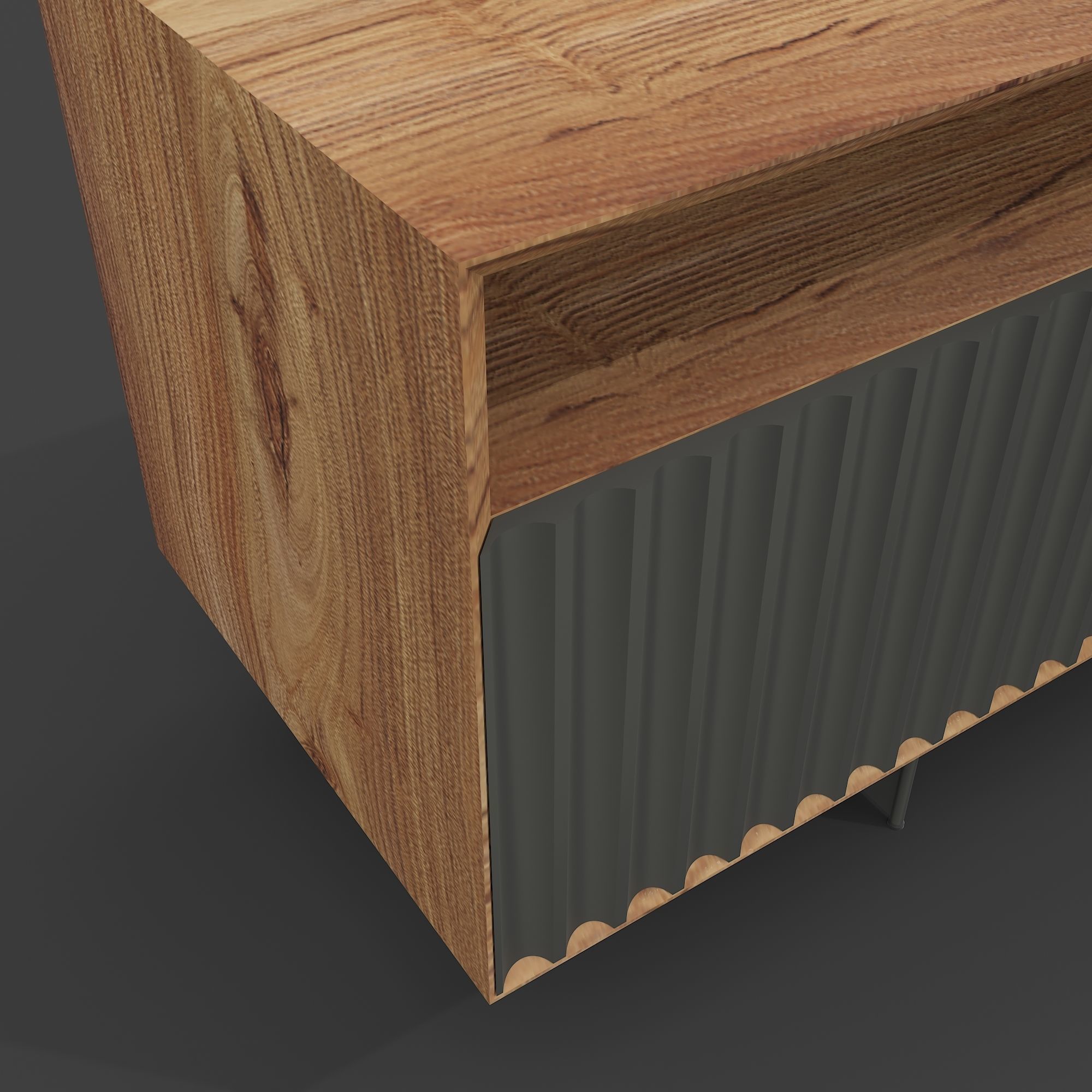 Classi TV Stand 3D model_4