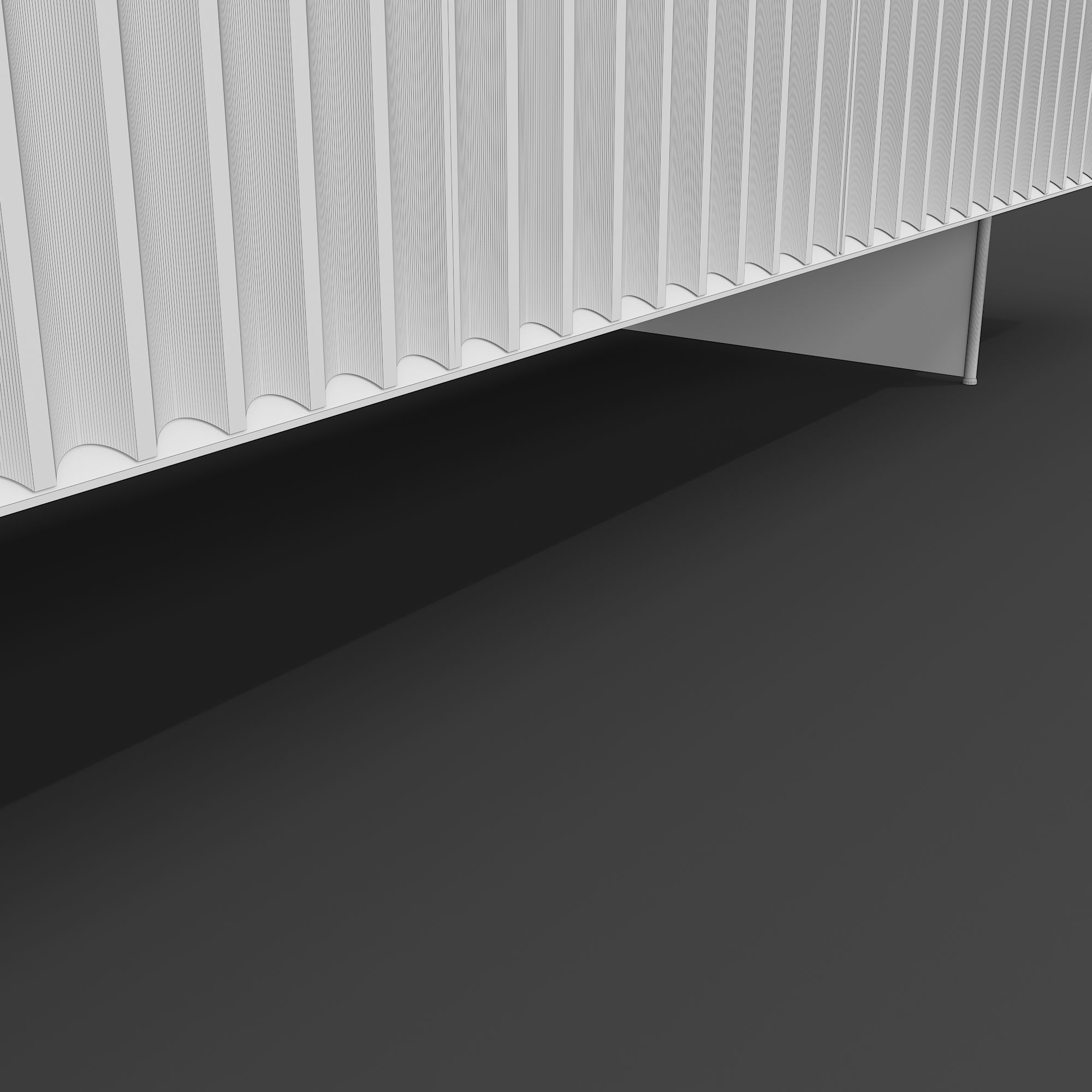 Classi TV Stand 3D model_12