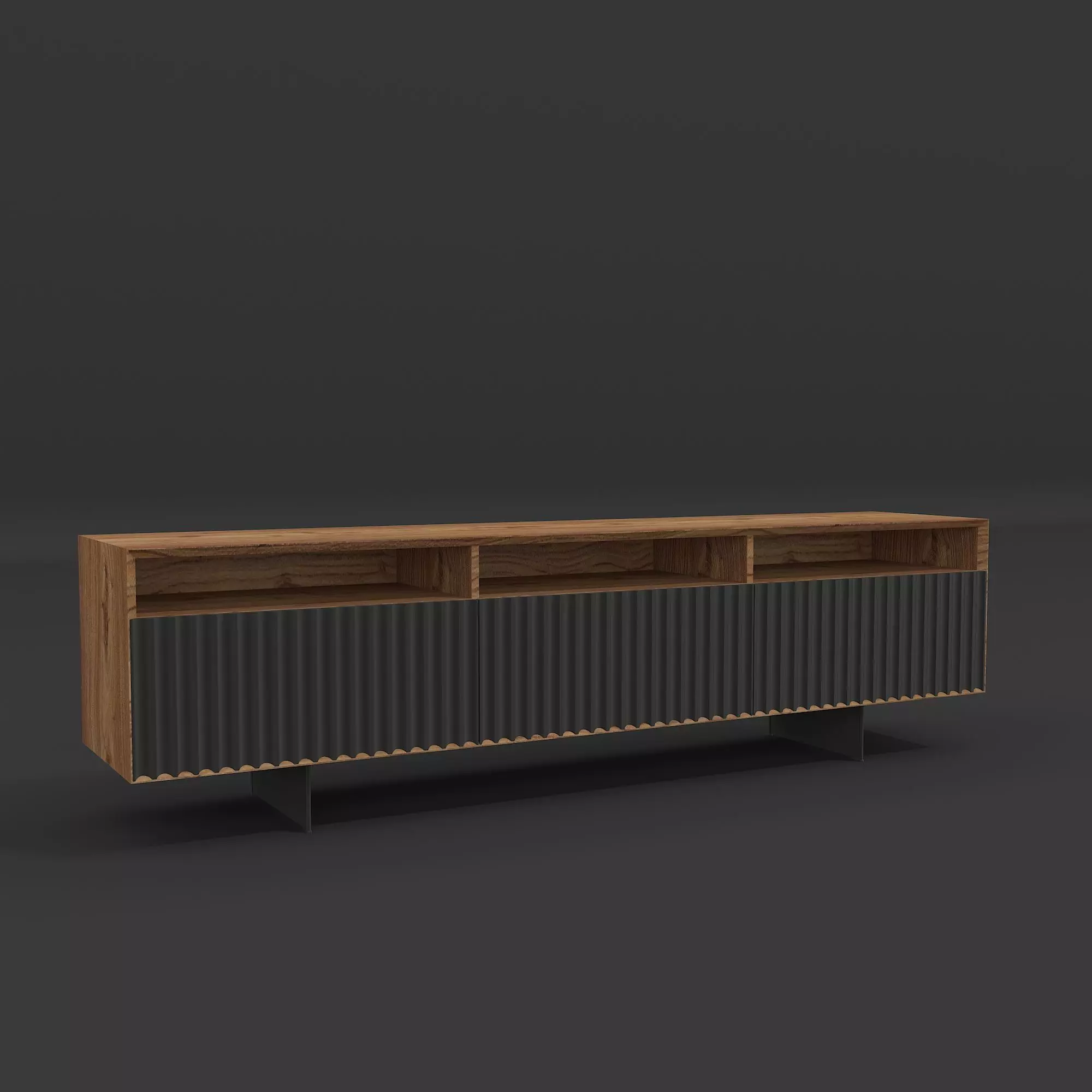 Classi TV Stand 3D model_0