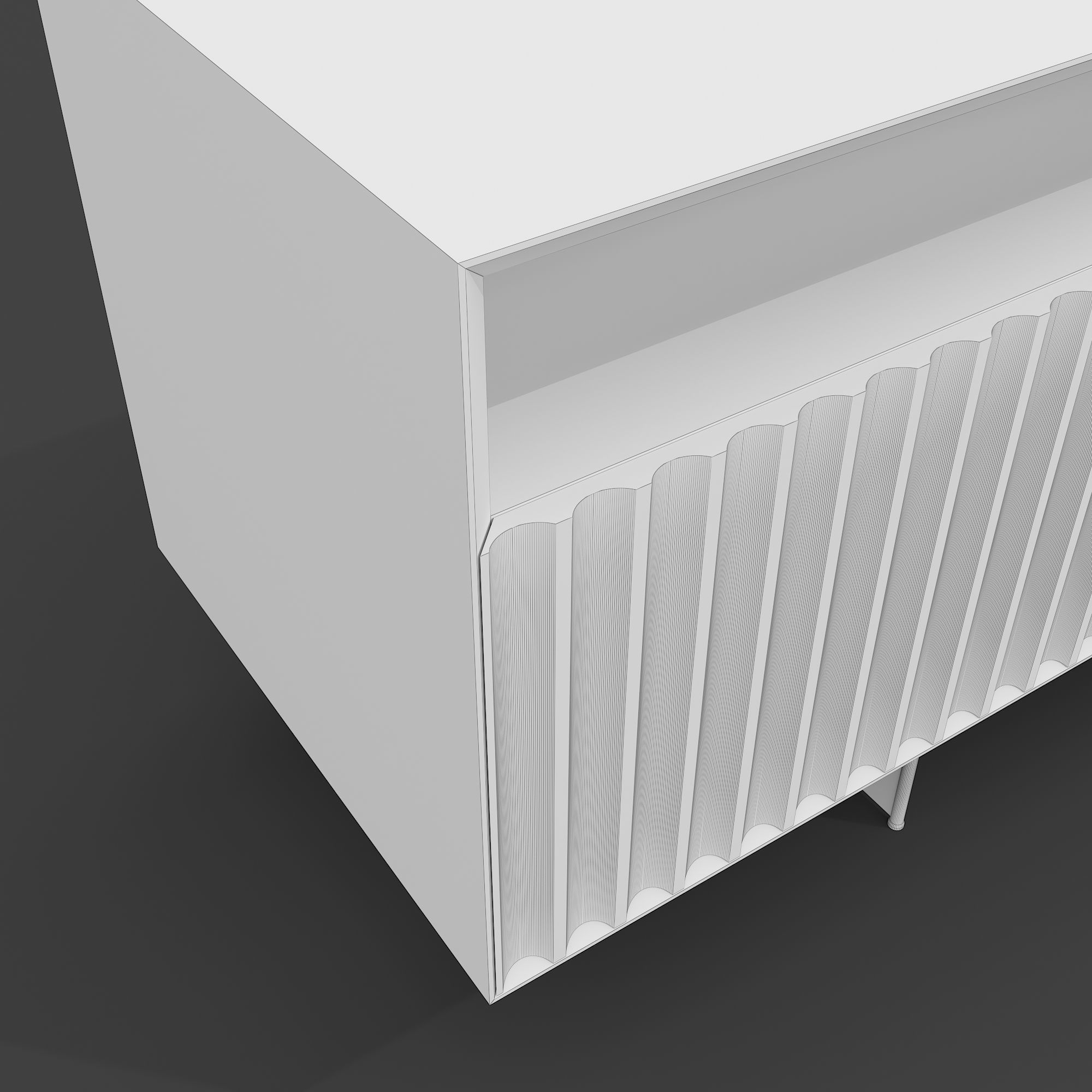 Classi TV Stand 3D model_11