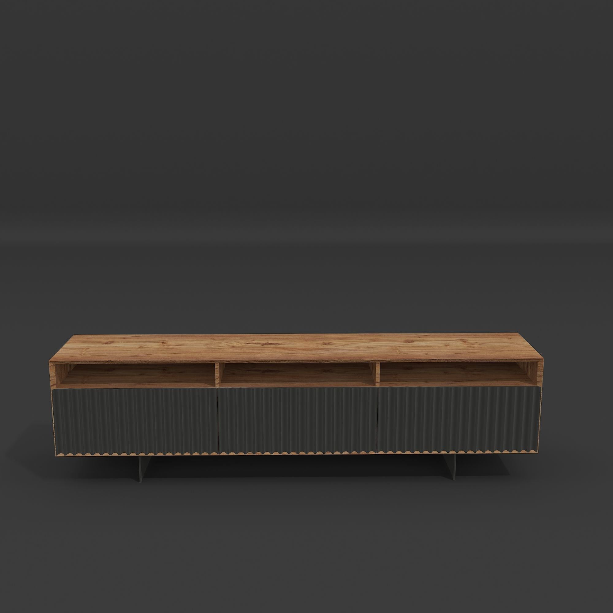 Classi TV Stand 3D model_1